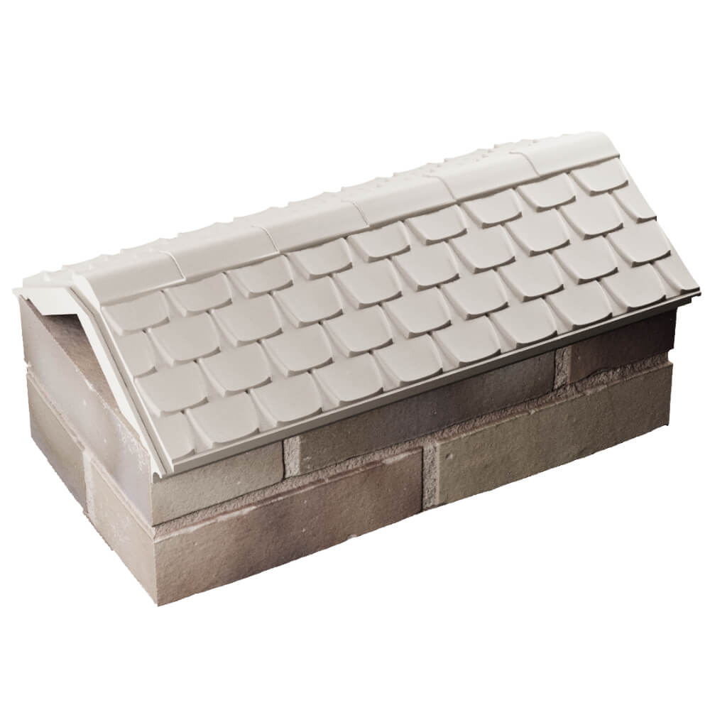 Парапет Zking Эльбрус Бежевый с посадкой на 1 кирпич (255мм)